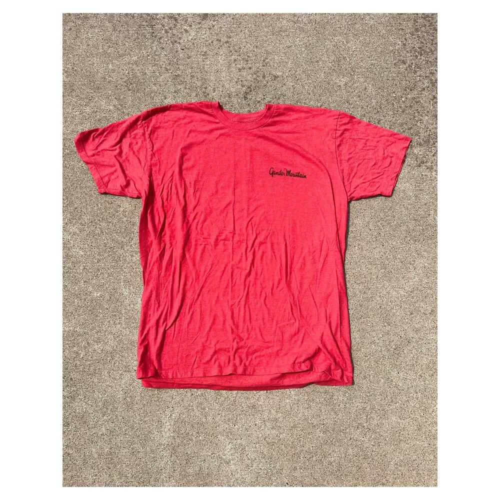 Gander Mountain Red Logo Tee XL Gorpcore Retro‎ Outdoor Streetwear Top